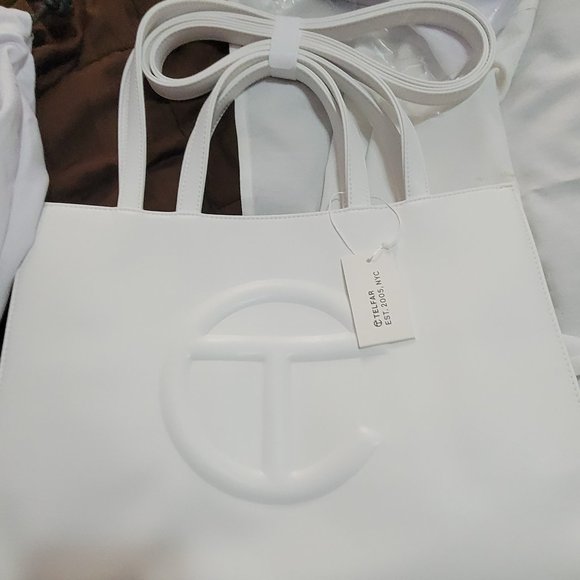 Telfar Handbags - White telfar medium bag